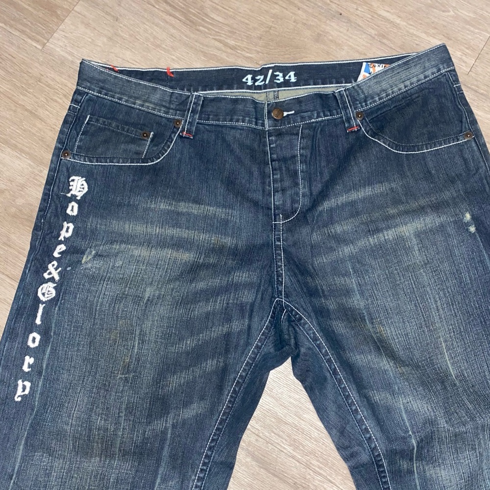 Vintage Mens hope & glory toxic fish jeans
